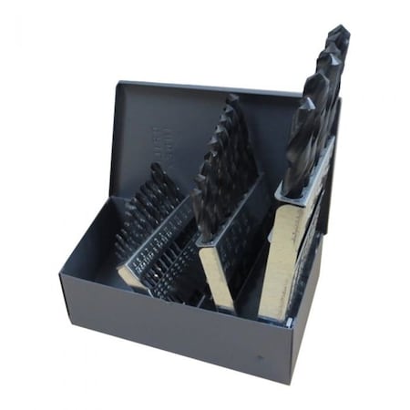 Gyros Premium Industrial Grade Cobalt Drill bit set, 21 Pieces 45-32321